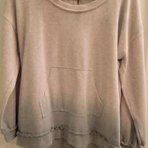 POL Taupe Knit Top with Black Detail